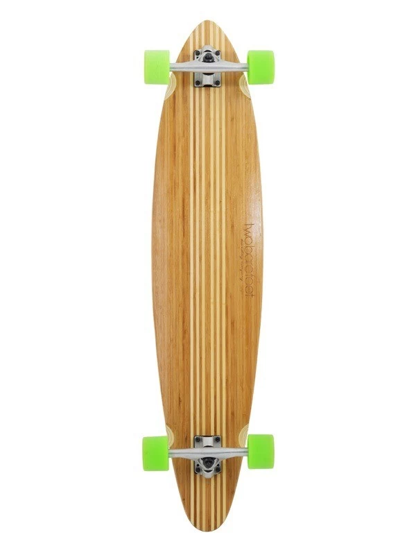 Two Bare Feet "The Chad" 42in Bamboo Series Longboard Skateboard Complete (Green Wheels) 3 Two Bare Feet "The Chad" 42in Bamboo Series Longboard Skateboard Complete (Green Wheels)