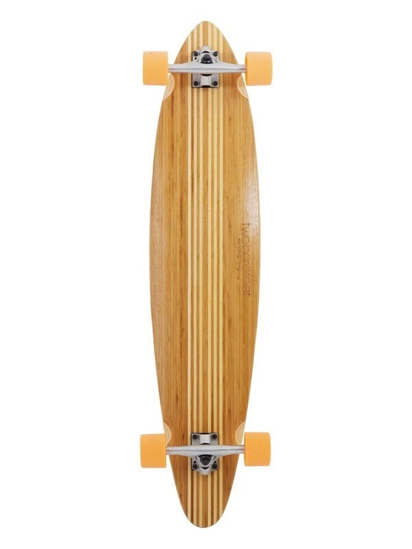 Two Bare Feet "The Chad" 42in Bamboo Series Longboard Skateboard Complete (Orange Wheels) 3 Two Bare Feet "The Chad" 42in Bamboo Series Longboard Skateboard Complete (Orange Wheels)