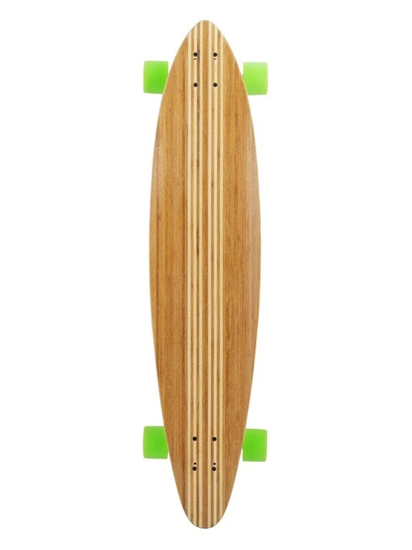 Two Bare Feet "The Chad" 42in Bamboo Series Longboard Skateboard Complete (Green Wheels) 4 Two Bare Feet "The Chad" 42in Bamboo Series Longboard Skateboard Complete (Green Wheels) - Image 2
