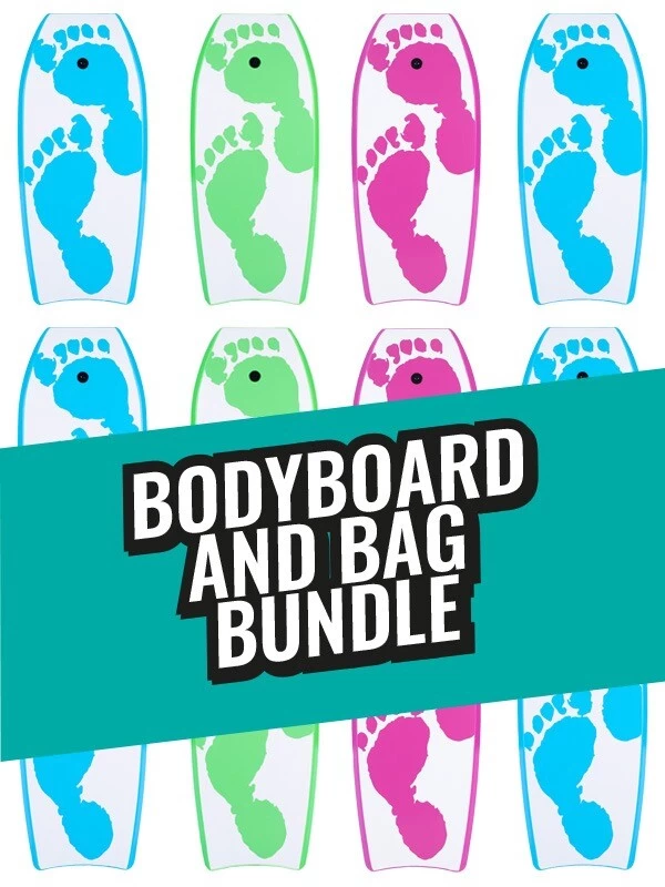 Two Bare Feet 42" Future Print Single Bodyboard And Bag Bundle 3 Two Bare Feet 42" Future Print Single Bodyboard And Bag Bundle