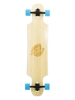 Two Bare Feet "The Hunter" 40in Bamboo Series Longboard Skateboard Complete (Blue Wheels)