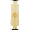 Two Bare Feet "The Hunter" 40in Bamboo Series Longboard Skateboard Complete (White Wheels) -Surfline Shop 1 006 hunter bottom 1 1