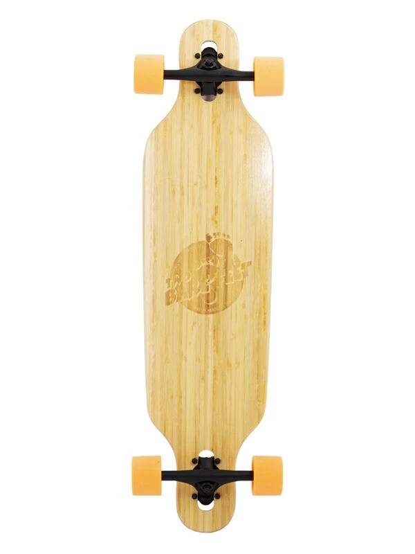 Two Bare Feet "The Austin" 36in Bamboo Series Longboard Skateboard Complete (Orange Wheels) 3 Two Bare Feet "The Austin" 36in Bamboo Series Longboard Skateboard Complete (Orange Wheels)