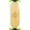 Two Bare Feet "The Austin" 36in Bamboo Series Longboard Skateboard Complete (Green Wheels) -Surfline Shop 1 007 austin bottom 2 2