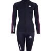 Two Bare Feet Womens Silicone Print Series 2.5mm Wetsuit Jacket & Shorts Set (Black/Raspberry) 1 Two Bare Feet Womens Silicone Print Series 2.5mm Wetsuit Jacket & Shorts Set (Black/Raspberry) -Surfline Shop 1 33
