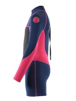 Two Bare Feet Squadron 3/2mm Short Leg Spring Junior Wetsuit (Blue/Fuchsia) 13 Two Bare Feet Squadron 3/2mm Short Leg Spring Junior Wetsuit (Blue/Fuchsia) -Surfline Shop 1c8a1395 1