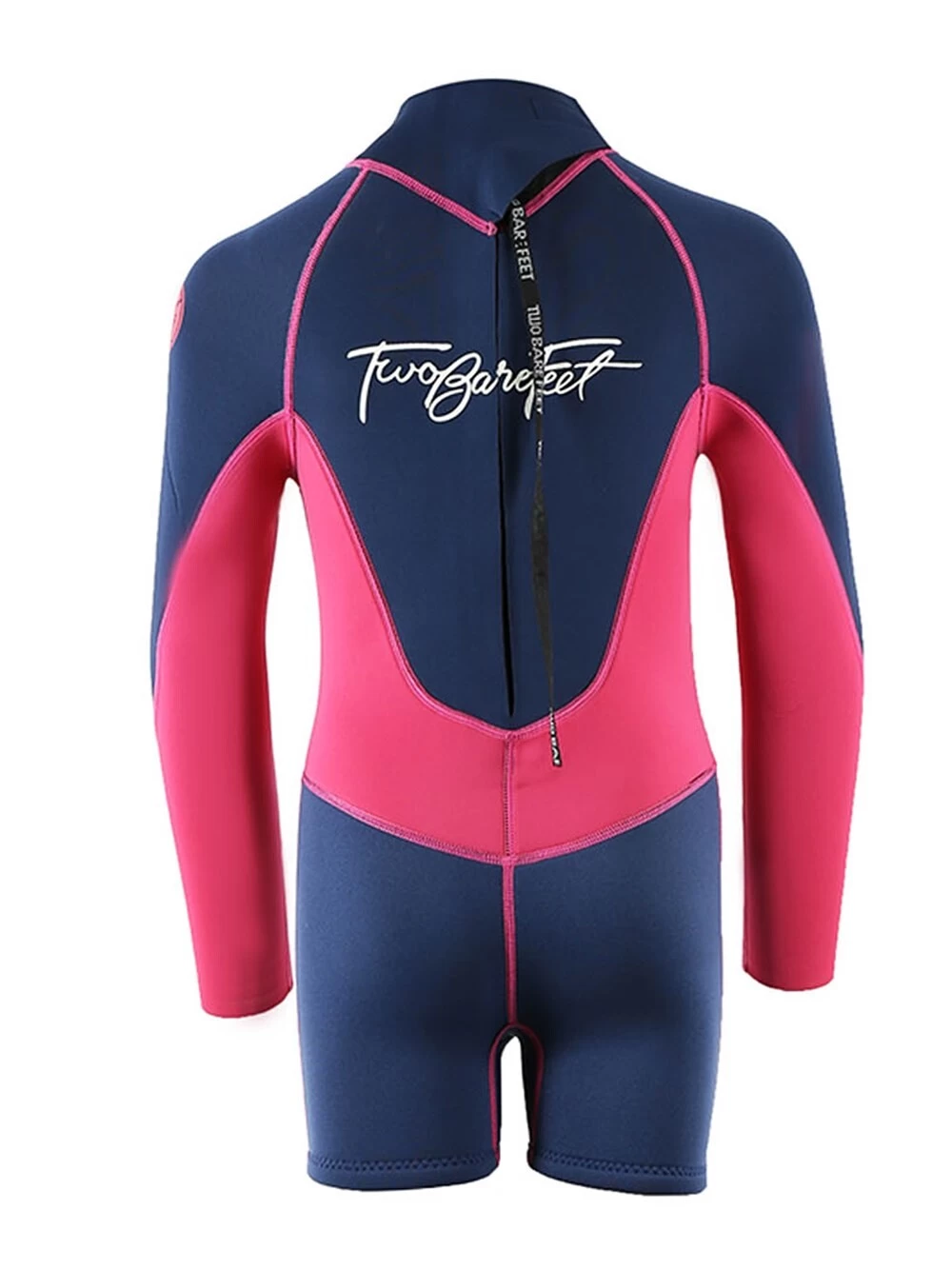 Two Bare Feet Squadron 3/2mm Short Leg Spring Junior Wetsuit (Blue/Fuchsia) 7 Two Bare Feet Squadron 3/2mm Short Leg Spring Junior Wetsuit (Blue/Fuchsia) - Image 5
