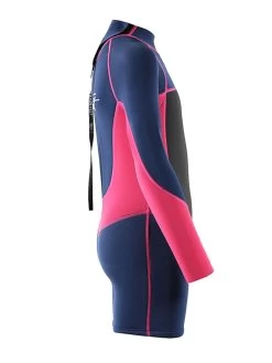 Two Bare Feet Squadron 3/2mm Short Leg Spring Junior Wetsuit (Blue/Fuchsia) 17 Two Bare Feet Squadron 3/2mm Short Leg Spring Junior Wetsuit (Blue/Fuchsia) -Surfline Shop 1c8a1400 1