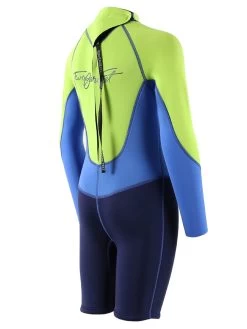 Two Bare Feet Squadron 3/2mm Short Leg Spring Junior Wetsuit (Lime/Blue/Blue) 16 Two Bare Feet Squadron 3/2mm Short Leg Spring Junior Wetsuit (Lime/Blue/Blue) -Surfline Shop 1c8a1424