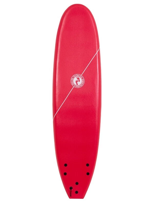 7ft Foamy Surfboard (Red) 4 7ft Foamy Surfboard (Red) - Image 2