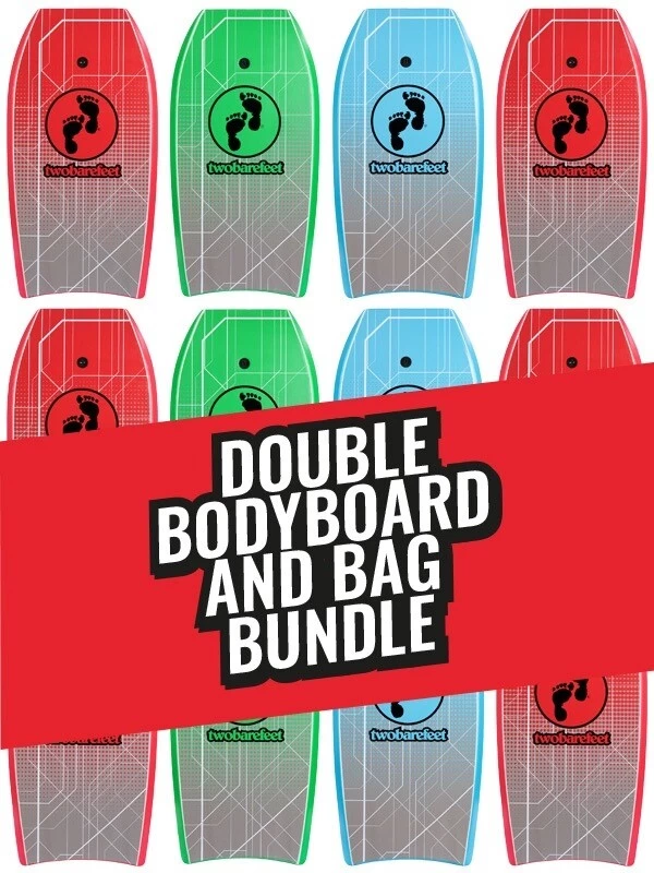 Two Bare Feet Space Double Bodyboard And Bag Bundle (Choice Of 33", 37", 41", 42", 44") 3 Two Bare Feet Space Double Bodyboard And Bag Bundle (Choice Of 33", 37", 41", 42", 44")