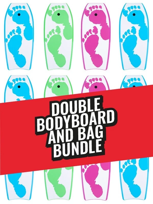 Two Bare Feet 42" Future Print Double Bodyboard And Bag Bundle 3 Two Bare Feet 42" Future Print Double Bodyboard And Bag Bundle