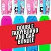 Two Bare Feet Flowers Double Bodyboard And Bag Bundle (Choice Of 33", 37", 41") 2 Two Bare Feet Flowers Double Bodyboard And Bag Bundle (Choice Of 33", 37", 41") -Surfline Shop 2 f cp l double bundle