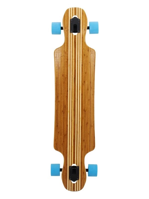 Two Bare Feet "The Hunter" 40in Bamboo Series Longboard Skateboard Complete (Blue Wheels) 4 Two Bare Feet "The Hunter" 40in Bamboo Series Longboard Skateboard Complete (Blue Wheels) - Image 2