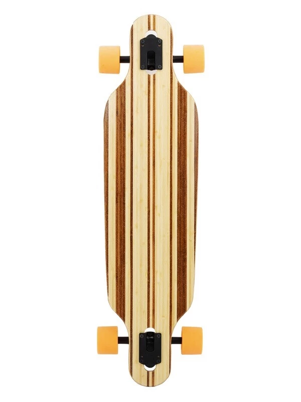 Two Bare Feet "The Austin" 36in Bamboo Series Longboard Skateboard Complete (Orange Wheels) 4 Two Bare Feet "The Austin" 36in Bamboo Series Longboard Skateboard Complete (Orange Wheels) - Image 2