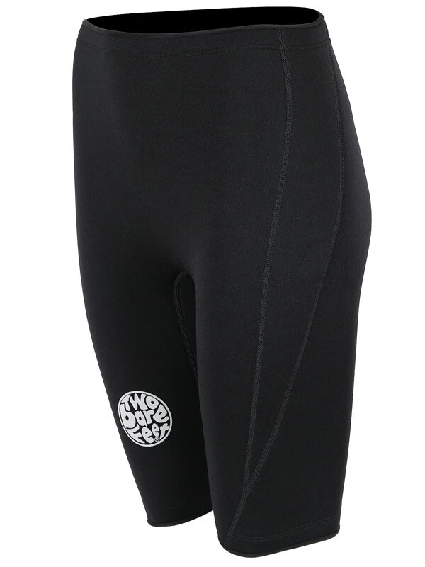 Two Bare Feet Womens Heritage 3mm Wetsuit Shorts (Black) 4 Two Bare Feet Womens Heritage 3mm Wetsuit Shorts (Black) - Image 2