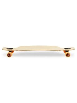Two Bare Feet "The Parker" 42.5in Bamboo Series Longboard Skateboard Complete (Orange Wheels) -Surfline Shop 3 002 parker side 3