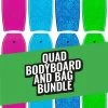 Two Bare Feet Classic Pattern Quad Bodyboard And Bag Bundle (Choice Of 33", 37", 41", 42", 44") 1 Two Bare Feet Classic Pattern Quad Bodyboard And Bag Bundle (Choice Of 33", 37", 41", 42", 44") -Surfline Shop 44