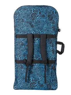 44" Single Bodyboard Bag (Blue Classic Pattern) -Surfline Shop 44 single cp bodyboard bag blue 2