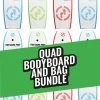 Two Bare Feet Future Quad Bodyboard And Bag Bundle (Choice Of 37" & 42") 1 Two Bare Feet Future Quad Bodyboard And Bag Bundle (Choice Of 37" & 42") -Surfline Shop 4 future quad bodyboard and bag bundle