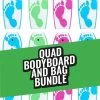 Two Bare Feet 42" Future Print Quad Bodyboard And Bag Bundle 2 Two Bare Feet 42" Future Print Quad Bodyboard And Bag Bundle -Surfline Shop 4 quad bodyboard and bag bundle