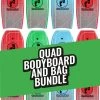 Two Bare Feet Space Quad Bodyboard And Bag Bundle (Choice Of 33", 37", 41", 42", 44") 1 Two Bare Feet Space Quad Bodyboard And Bag Bundle (Choice Of 33", 37", 41", 42", 44") -Surfline Shop 4 quad bodyboard and bag bundle 1