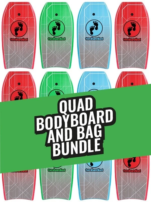 Two Bare Feet Space Quad Bodyboard And Bag Bundle (Choice Of 33", 37", 41", 42", 44") 3 Two Bare Feet Space Quad Bodyboard And Bag Bundle (Choice Of 33", 37", 41", 42", 44")