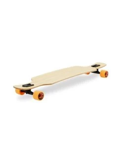 Two Bare Feet "The Parker" 42.5in Bamboo Series Longboard Skateboard Complete (Orange Wheels) -Surfline Shop 4 002 parker diagonal 3