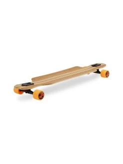 Two Bare Feet "The Hunter" 40in Bamboo Series Longboard Skateboard Complete (Orange Wheels) -Surfline Shop 4 006 hunter diagonal