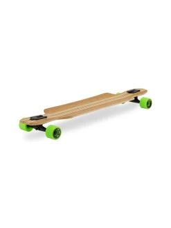 Two Bare Feet "The Hunter" 40in Bamboo Series Longboard Skateboard Complete (Green Wheels) -Surfline Shop 4 006 hunter diagonal 3