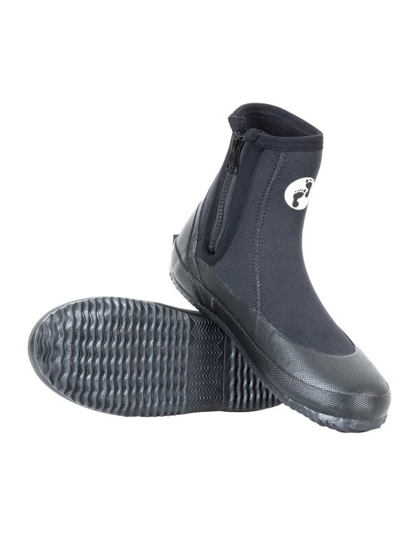 Two Bare Feet 5mm Neoprene Zipped Wetsuit Boots (Black) 4 Two Bare Feet 5mm Neoprene Zipped Wetsuit Boots (Black) - Image 2