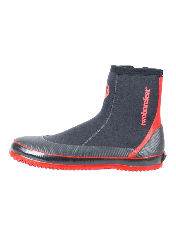 Two Bare Feet 5mm Neoprene Zipped Wetsuit Boots (Red) 3 Two Bare Feet 5mm Neoprene Zipped Wetsuit Boots (Red)