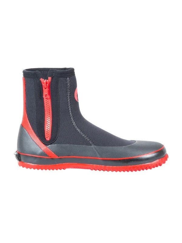Two Bare Feet 5mm Neoprene Zipped Wetsuit Boots (Red) 6 Two Bare Feet 5mm Neoprene Zipped Wetsuit Boots (Red) - Image 4