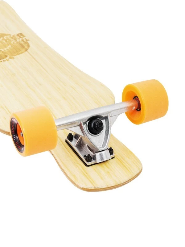 Two Bare Feet "The Larry" 39in Bamboo Series Longboard Skateboard Complete (Orange Wheels) 8 Two Bare Feet "The Larry" 39in Bamboo Series Longboard Skateboard Complete (Orange Wheels) - Image 6