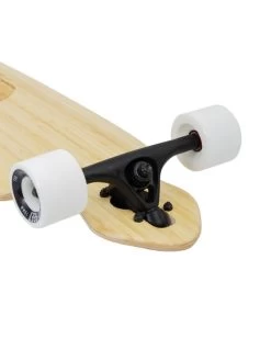 Two Bare Feet "The Duke" 41in Bamboo Series Longboard Skateboard Complete (White Wheels) -Surfline Shop 6 008 duke trucks 1