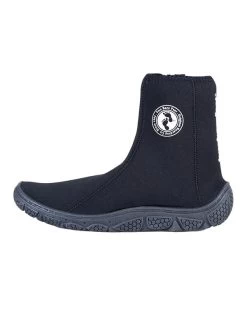 Neoprene Zipped Adults Wetsuit Boots (Black)