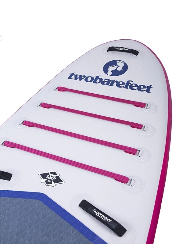 Two Bare Feet Sport Air (Allround) 10'6" X 33" X 4.75" Inflatable SUP Deluxe Fibreglass Pack (Raspberry) 6 Two Bare Feet Sport Air (Allround) 10'6" X 33" X 4.75" Inflatable SUP Deluxe Fibreglass Pack (Raspberry) - Image 4