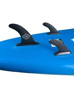 Two Bare Feet Sport Air (Allround) 10'6" X 33" X 4.75" Inflatable SUP Deluxe Carbon Hybrid Pack (Blue) 17 Two Bare Feet Sport Air (Allround) 10'6" X 33" X 4.75" Inflatable SUP Deluxe Carbon Hybrid Pack (Blue) -Surfline Shop angle 8 blue 2