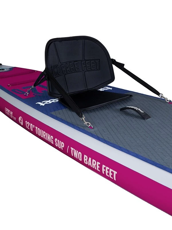 Two Bare Feet Sport Air (Touring) 12'0" X 33" X 6" Inflatable SUP Deluxe Carbon Hybrid Pack (Raspberry) 7 Two Bare Feet Sport Air (Touring) 12'0" X 33" X 6" Inflatable SUP Deluxe Carbon Hybrid Pack (Raspberry) - Image 5