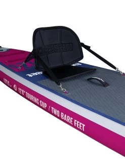 Two Bare Feet Sport Air (Touring) 12'0" X 33" X 6" Inflatable SUP Ultimate Pack (Raspberry) 16 Two Bare Feet Sport Air (Touring) 12'0" X 33" X 6" Inflatable SUP Ultimate Pack (Raspberry) -Surfline Shop angle 9.2 raspberry 2