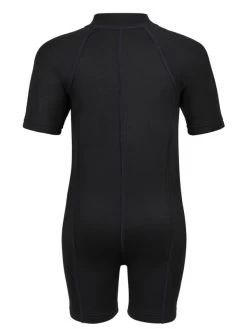 Essentials Baby Swim Kit - Aquatica Wetsuit + Swim Nappy (Black / Navy) -Surfline Shop aquatica baby black back 1