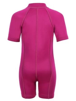 Essentials Baby Swim Kit - Aquatica Wetsuit + Swim Nappy (Raspberry) -Surfline Shop aquatica baby raspberry back 3 2 2