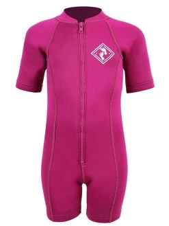 Essentials Baby Swim Kit - Aquatica Wetsuit + Nappy Shorts (Raspberry) 6 Essentials Baby Swim Kit - Aquatica Wetsuit + Nappy Shorts (Raspberry) -Surfline Shop aquatica baby raspberry front 3 2