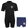 Essentials Baby Swim Kit - Aquatica Wetsuit + Nappy Shorts (Black / Navy) 1 Essentials Baby Swim Kit - Aquatica Wetsuit + Nappy Shorts (Black / Navy) -Surfline Shop aquatica black set 1 2
