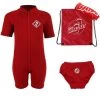 Premier Baby Swim Kit - Aquatica Wetsuit + Swim Nappy + Towel + Bag (Red) 2 Premier Baby Swim Kit - Aquatica Wetsuit + Swim Nappy + Towel + Bag (Red) -Surfline Shop aquatica red7