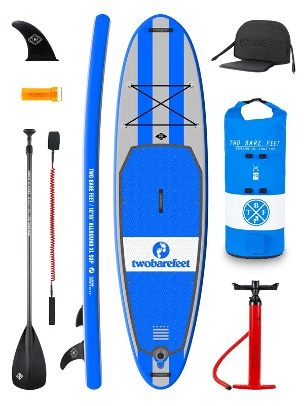 Two Bare Feet Archer (Allround XL) 10'10" X 33" X 6" Inflatable SUP Deluxe Carbon Hybrid Pack (Blue) 3 Two Bare Feet Archer (Allround XL) 10'10" X 33" X 6" Inflatable SUP Deluxe Carbon Hybrid Pack (Blue)