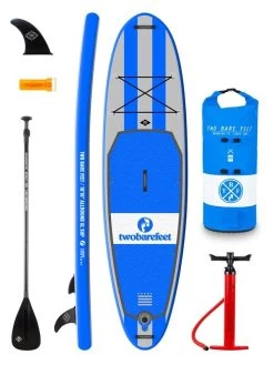 Two Bare Feet Archer (Allround XL) 10'10" X 33" X 6" Inflatable SUP Starter Pack (Blue)