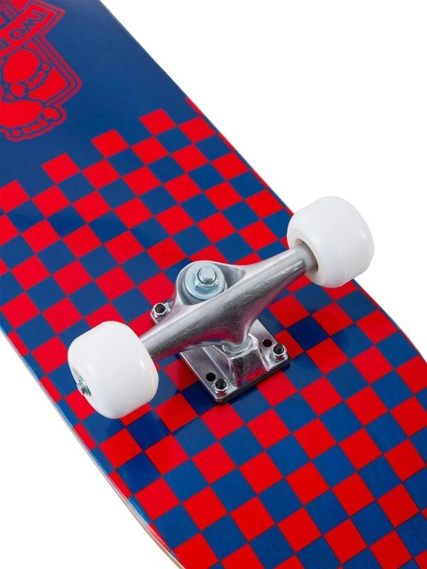 TBF Boarding Co Complete Double Kick Skateboard Checkmate (Blue / Red) 6 TBF Boarding Co Complete Double Kick Skateboard Checkmate (Blue / Red) - Image 4
