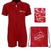 Essentials Baby Swim Kit - Classic Wetsuit + Towel + Bag (Red) 1 Essentials Baby Swim Kit - Classic Wetsuit + Towel + Bag (Red) -Surfline Shop classic baby red and bag and towel