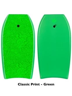 Two Bare Feet Flowers Triple Bodyboard And Bag Bundle (Choice Of 33", 37", 41") 20 Two Bare Feet Flowers Triple Bodyboard And Bag Bundle (Choice Of 33", 37", 41") -Surfline Shop classic print green 1
